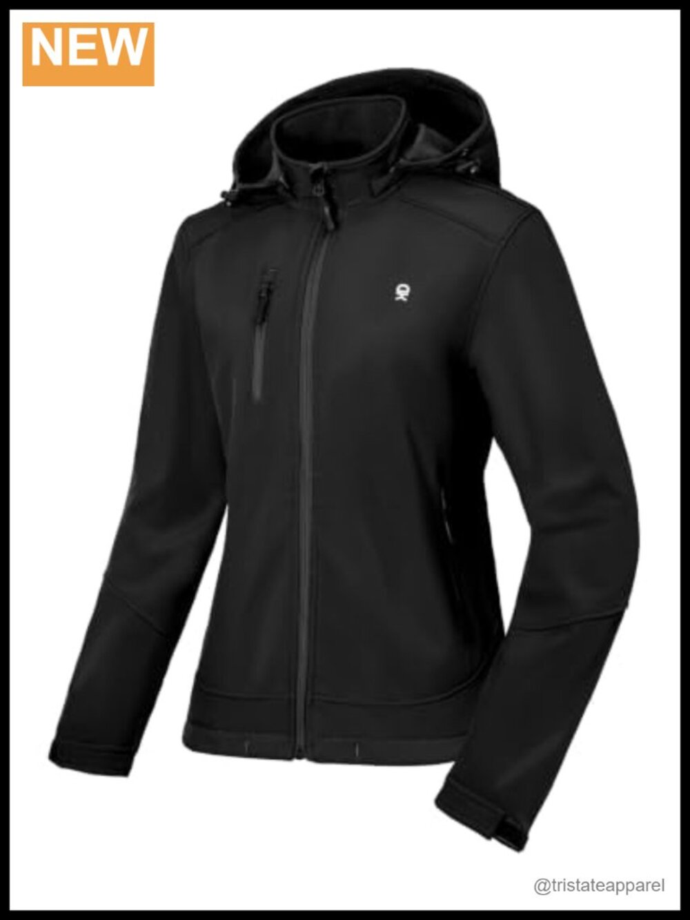 Women's Softshell Jacket Waterproof Fleece Lined Hooded Coat